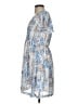 Assorted Brands 100% Polyester Paisley Blue Casual Dress Size S - photo 5