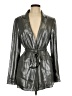 Maeve by Anthropologie 100% Polyester Metallic Silver Jacket Size 12 - photo 1