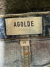 AGOLDE 100% Organic Cotton Hearts Blue Jeans Size 24 waist - photo 7