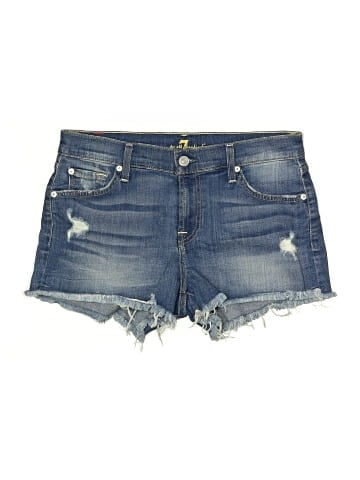 7 For All Mankind Denim Shorts (view 1)