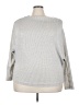 White Birch Silver Pullover Sweater Size 3X - photo 1