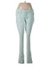 Mossimo Color Block Teal Jeggings Size 6 - photo 1
