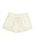 Sis Sis 100% Polyester Solid Ivory Shorts Size M - photo 1
