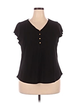 Always Indigo Short Sleeve Top