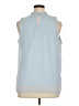 Unbranded 100% Polyester Blue Sleeveless Blouse Size XL - photo 2