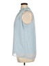 Unbranded 100% Polyester Blue Sleeveless Blouse Size XL - photo 5