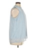 Unbranded 100% Polyester Blue Sleeveless Blouse Size XL - photo 4