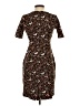 Lands' End Animal Print Brown Cocktail Dress Size 0 - photo 2