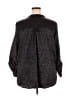 Papermoon 100% Polyester Animal Print Black Burgundy 3/4 Sleeve Blouse Size 3X - photo 2