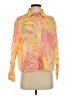 Talbots 100% Linen Tropical Yellow Long Sleeve Blouse Size S - photo 1