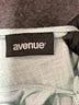 Avenue 100% Polyester Teal 3/4 Sleeve Blouse Size 18 - 20 Plus - photo 7