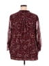 Papermoon 100% Polyester Burgundy 3/4 Sleeve Blouse Size 2X - photo 2