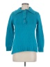 Chico's 100% Cotton Teal Pullover Sweater Size Med (1) - photo 1