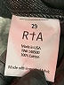 RtA Denim 100% Cotton Chevron-herringbone Black Jeans Size 29 waist - photo 8