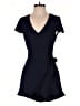 Parker 100% Polyester Solid Blue Romper Size 4 - photo 1