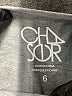 Chaser Print Gray Pullover Sweater Size 6 - photo 3