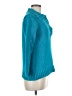 Chico's 100% Cotton Teal Pullover Sweater Size Med (1) - photo 4