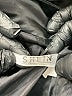 Shein Solid Black Windbreaker Size S - photo 6