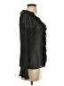 Chaps 100% Polyester Black Long Sleeve Blouse Size 4 - photo 4