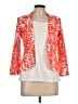 Aqua Print Red Blazer Size L - photo 1