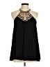 Almost Famous Black Sleeveless Blouse Size M - photo 1