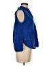 Odeeh Blue Sleeveless Blouse Size M (estimated) - photo 4