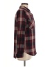 Casa Cabana Plaid Burgundy Long Sleeve Blouse Size M - photo 4