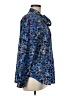 C. Wonder 100% Polyester Paisley Blue Long Sleeve Blouse Size 8 - photo 4