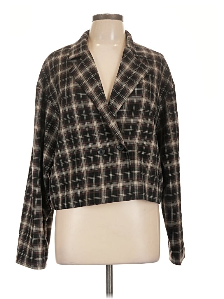 Pre-owned Assorted Brands Blazer Jacket In Black