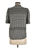 Joie 100% Polyester Silver Short Sleeve Turtleneck Size M - photo 2