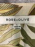 Rose + Olive Green Sleeveless Blouse Size L - photo 7