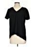 Trina Turk 100% Polyester Black Short Sleeve Top Size S - photo 1