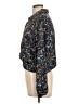 Drew 100% Polyester Floral Blue Long Sleeve Blouse Size L - photo 5