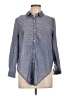 Black Rainn Polka Dots Blue Long Sleeve Button-Down Shirt Size L - photo 1