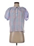 Ann Taylor LOFT Purple Short Sleeve Blouse Size XXS - photo 1