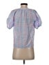 Ann Taylor LOFT Purple Short Sleeve Blouse Size XXS - photo 2