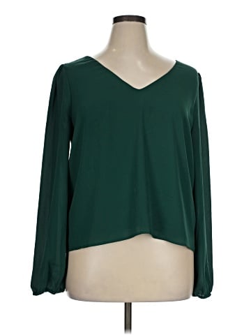 Lulus Long Sleeve Blouse (view 1)