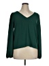 Lulus 100% Polyester Green Long Sleeve Blouse Size XL - photo 1
