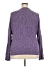 Kim Rogers 100% Cotton Tweed Purple Pullover Sweater Size XXL - photo 2