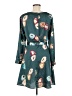 FRNCH 100% Polyester Teal Long Sleeve Top Size M - photo 2