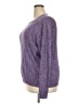 Kim Rogers 100% Cotton Tweed Purple Pullover Sweater Size XXL - photo 5