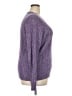 Kim Rogers 100% Cotton Tweed Purple Pullover Sweater Size XXL - photo 4