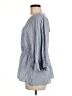 Heyson Blue 3/4 Sleeve Blouse Size M - photo 5