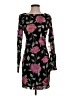 Siena Print Black Cocktail Dress Size 4 - photo 1