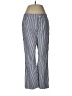 W by Worth Stripes Blue Casual Pants Size 8 - photo 1