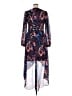 Guess 100% Polyester Floral Blue Cocktail Dress Size 14 - photo 2