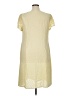 Unbranded 100% Polyester Yellow Casual Dress Size XL - photo 2