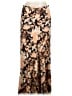 Topshop 100% Polyester Print Tan Casual Skirt Size 10 - photo 1