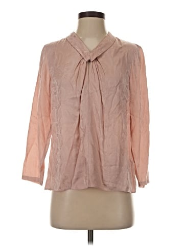 Rebecca Taylor 3/4 Sleeve Silk Top (view 1)