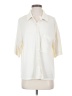 ACOA collection Stripes Ivory Short Sleeve Blouse Size S - photo 1